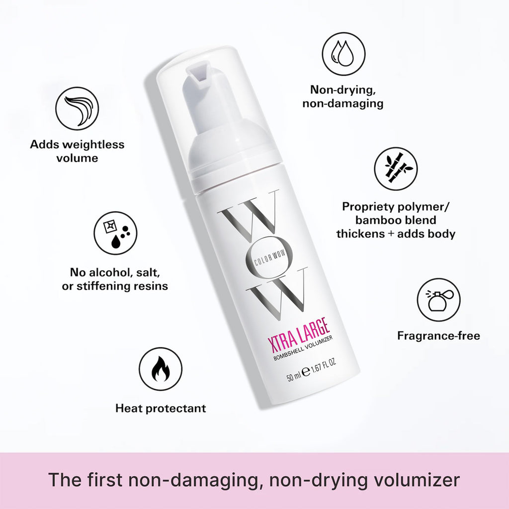 COLOR WOW Xtra Large Bombshell Volumizer – New Alcohol-Free Technology for Lasting Volume and Thickness
